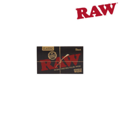 RAW Black Single Wide Double Window Rolling Papers