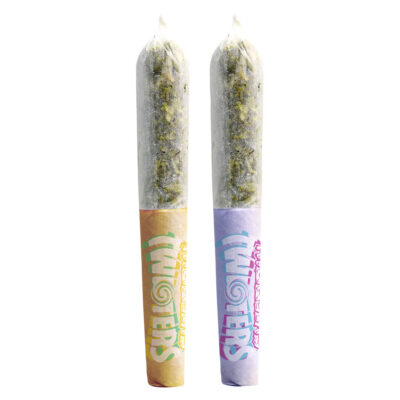 Rizzlers - Twisters - Blud Orange & Berry Drip Infused - 2x0.5g Pre-Rolls