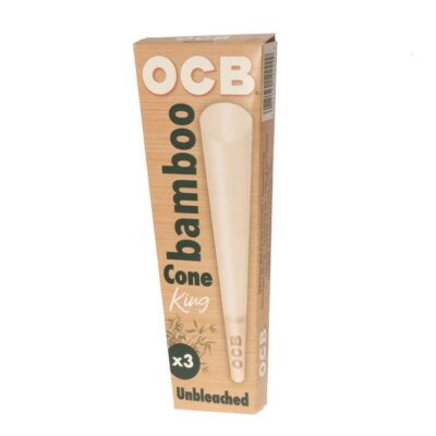 King Size Bamboo Cones by OCB - 3 Pack