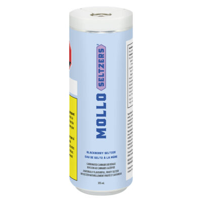 Mollo ZERO SUGAR CBG - Blackberry Seltzer - 355ml Beverages
