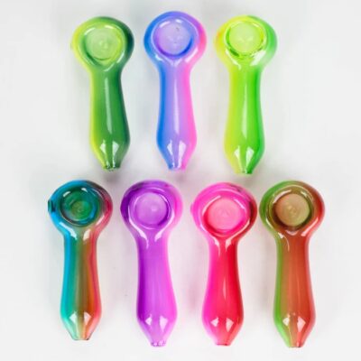 4" Glass Hand Pipes - ASSORTED