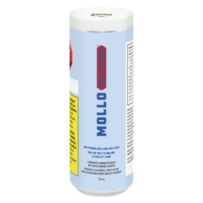 Mollo ZERO SUGAR CBG - Watermelon Lime Seltzer - 355ml Beverages