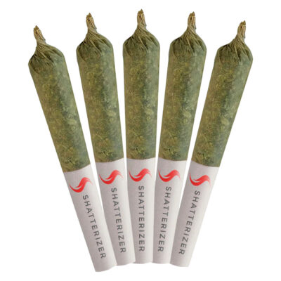 Shatterizer - Granddaddy Purple Shatter Infused - 5x0.5g Pre-Rolls