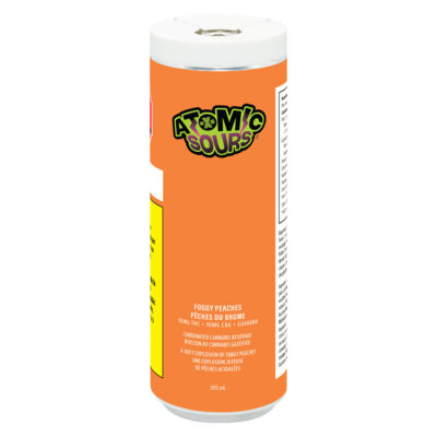 XMG Atomic Sours - Foggy Peaches CBG - 355ml Beverage