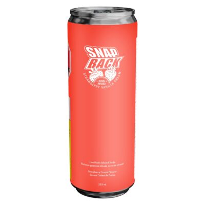 Snap Back - Rosin-Infused Strawberry Vanilla Cream - 355ml Beverages