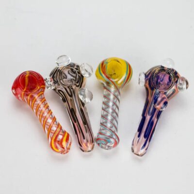 4.5" fancy glass pipe
