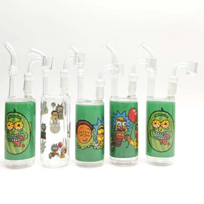 9" R&M Soda Rig With Quartz Banger-Assorted Design*