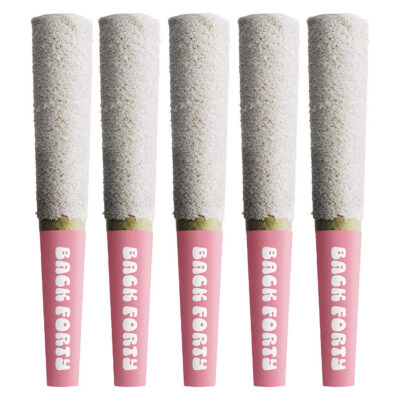 Back Forty - Frosted Icicles Infused Strawberry Pink - 5x0.5g Pre-Rolls