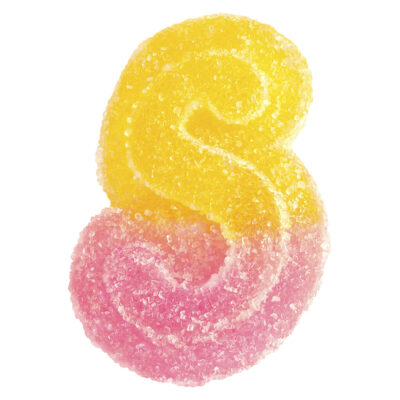 SOURZ by Spinach - 100mg Fully Blasted Pink Lemonade Gummies - 10x1 Pack Soft Chews