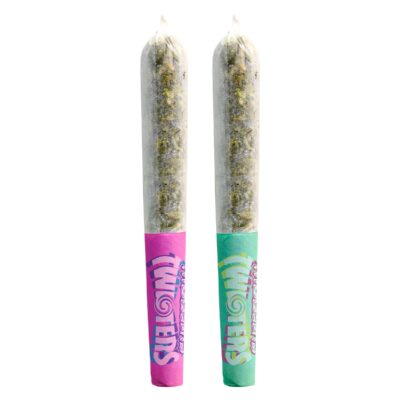Rizzlers - Twisters - Rainbow Booty + Bubba Bomb Infused - 2x0.5g Pre-Rolls