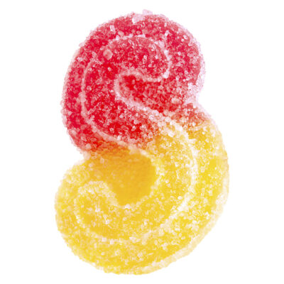 SOURZ by Spinach - 100mg Fully Blasted Strawberry Mango Gummies - 10x1 Soft Chew Packs