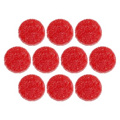 FLY NORTH - 100mg Space Tokens Live Rosin Wild Strawberry Splash Sativa Multi - 10x1 Pack Soft Chews