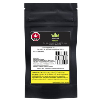 Redecan - Cold Creek Kush Redees - 20x0.4g Pre-Rolls