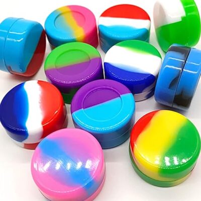 Silicone Container 5ml Oil Wax Concentrate- Mixed Color