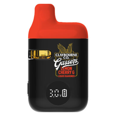Claybourne - Gassers Lemon Cherry G Liquid Diamonds AIO - 0.95g Disposable Pens