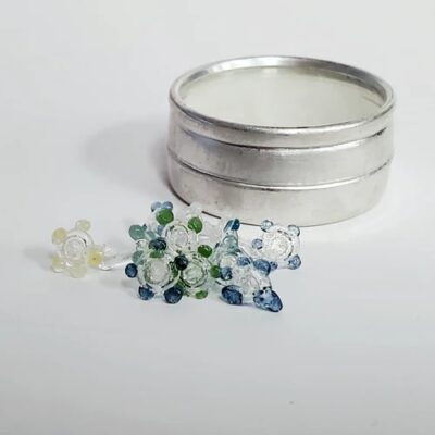 Glass Filter Screens - Flowers