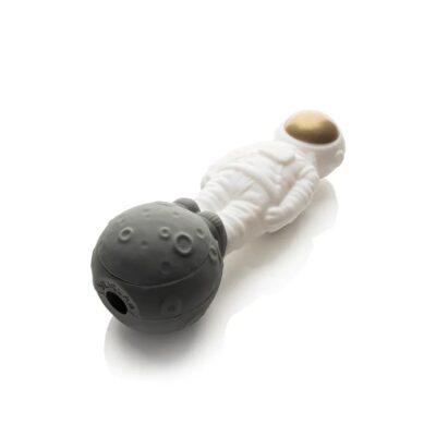 LIT Silicone | 4.75" Man On The Moon Hand Pipe