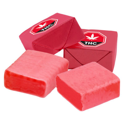 Twiddles - 1:1:1:1 Original Cherry Taffy THC/CBN/CBG/CBD 4 Pack Soft Chews