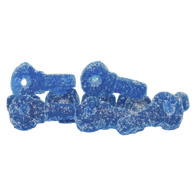 XMG Atomic Sours -100mg Blue Razz Lemonade Gummies X Pack 10x1 Pack Soft Chews