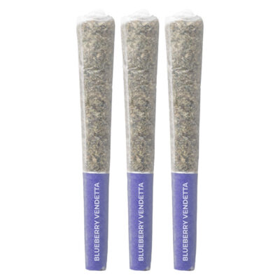 Pistol and Paris - LSO Collection: Blueberry Vendetta Pre-Roll 3x0.5g Pre-Rolls