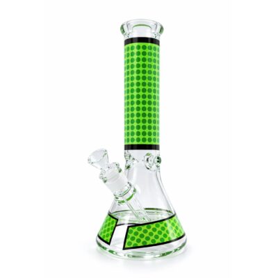 ONE Infyniti | 14" Dotted beaker 7 mm glass bong