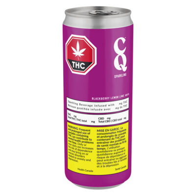 CQ Sparkling - Blackberry Lemon Lime Indica Low Sugar 355ml Beverages GARAGE SALE