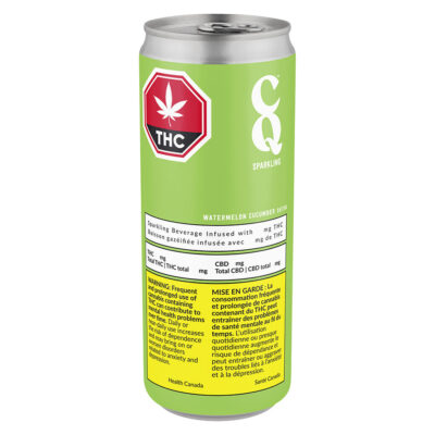 CQ Sparkling - Watermelon Cucumber Sativa Low Sugar 355ml Beverages GARAGE SALE