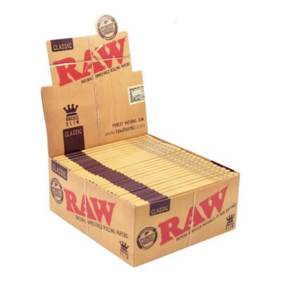 Raw Classed Natural Unrefined Rolling Paper King slims