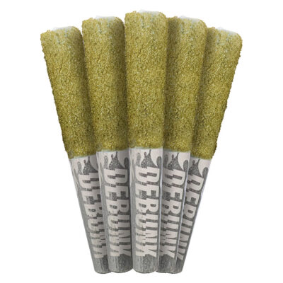 DEBUNK -  Blackberry Haze Triple-Infused Bubble Hash Darts 5x0.5g Hash and Kief