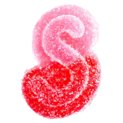 SOURZ by Spinach - Fully Blasted Strawberry Watermelon 1:1 CBG THC Gummies 10x1 Pack Soft Chews