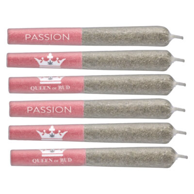 Queen of Bud - Red Jasper Raspberry Chocolate Liquid Infused Pre-Roll Pack 6x0.5g Resin