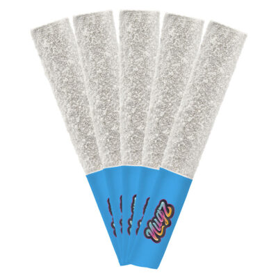 Nugz - Flavour Bomb 40 Blue Berry Rebel Diamond Infused Pre-Roll 5x0.5g Resin NEW
