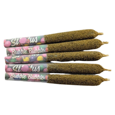 Status - Bubble Bubble Liquid Diamond Infused Kief Coated Pre-Roll 5x0.25g Isolates NEW