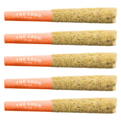 The Loud Plug - Drippyz Lemon GLTO Infused Pre-Roll 5x0.5g Resin NEW